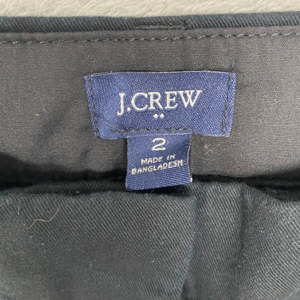 J Crew Shorts Womens 2 Black Shorts Casual Summer Cotton Classic 3.5" H5616 - Picture 6 of 9